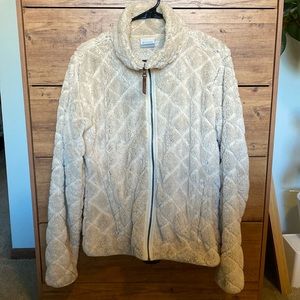 Columbia quilted zip up, women’s large